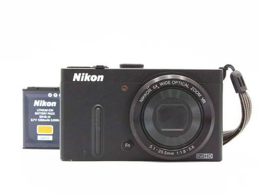 Nikon COOLPIX P330 Black Compact Digital Camera 12.2MP from Japan【Exc+4】