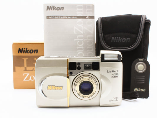 Nikon Lite Touch Zoom 100W AF QD 28-100mm 35mm Point & Shoot Film Camera【Mint】