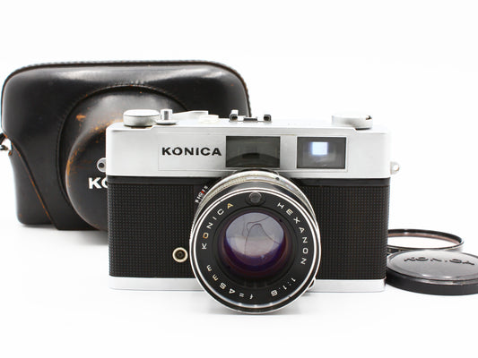 KONICA Auto S1.6 Rangefinder Camera Hexanon 45mm f/1.6 Lens from JAPAN【VeryGood】