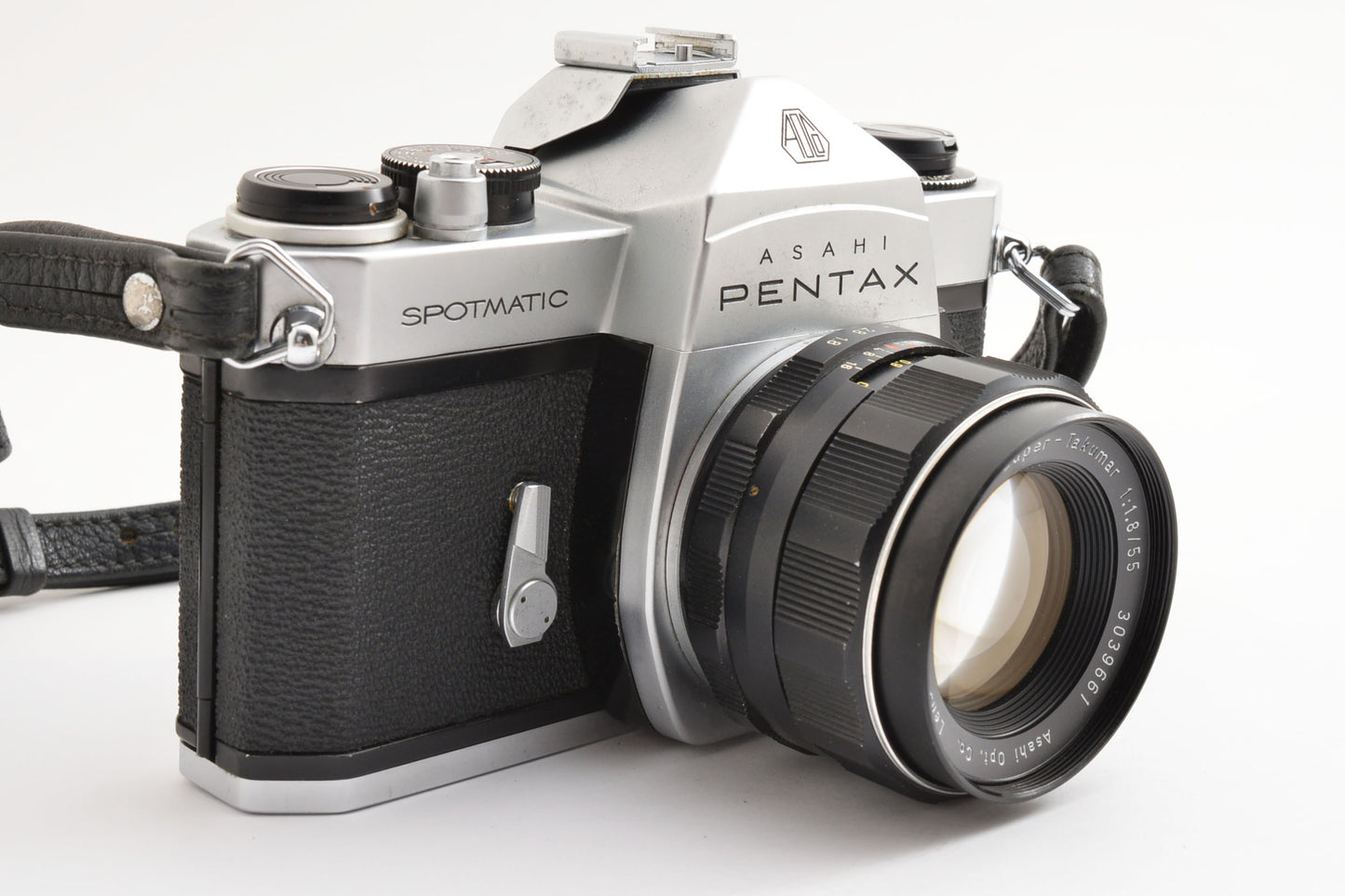 ASAHI PENTAX SPOTMATIC SP SLR Camera Super-Takumar 55mm f/1.8 Lens JAPAN【Exc+5】