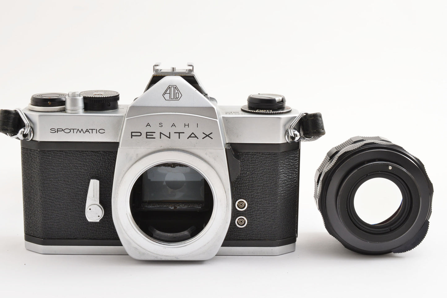 ASAHI PENTAX SPOTMATIC SP SLR Camera Super-Takumar 55mm f/1.8 Lens JAPAN【Exc+5】