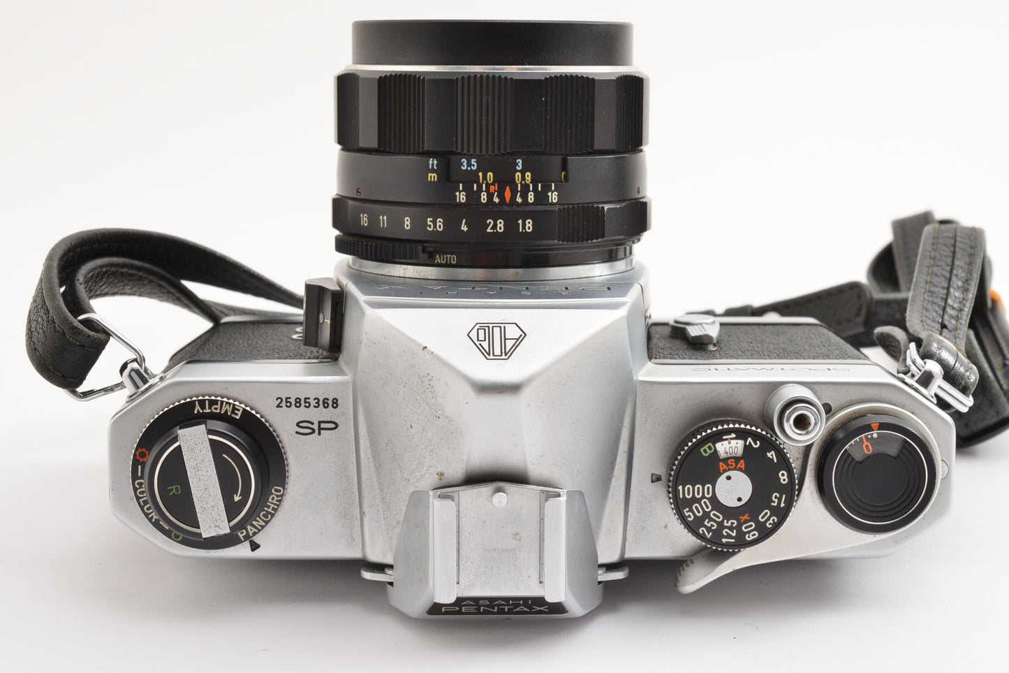 ASAHI PENTAX SPOTMATIC SP SLR Camera Super-Takumar 55mm f/1.8 Lens JAPAN【Exc+5】