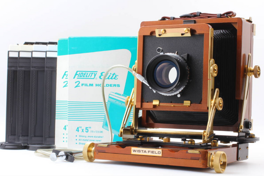 Wista Field 45DX 4x5 Wood Large Format Camera Fujinon 150mm F5.6 Lens【Near Mint】