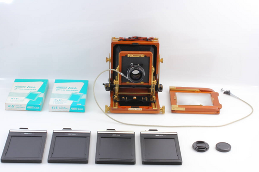 Wista Field 45DX 4x5 Wood Large Format Camera Fujinon 150mm F5.6 Lens【Near Mint】