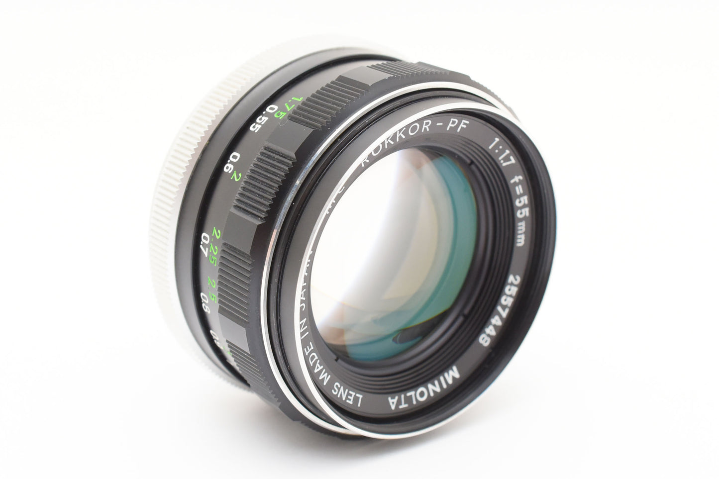 Minolta MC Rokkor PF 55mm f1.7 MF Standard Lens From JAPAN【Exc+3】