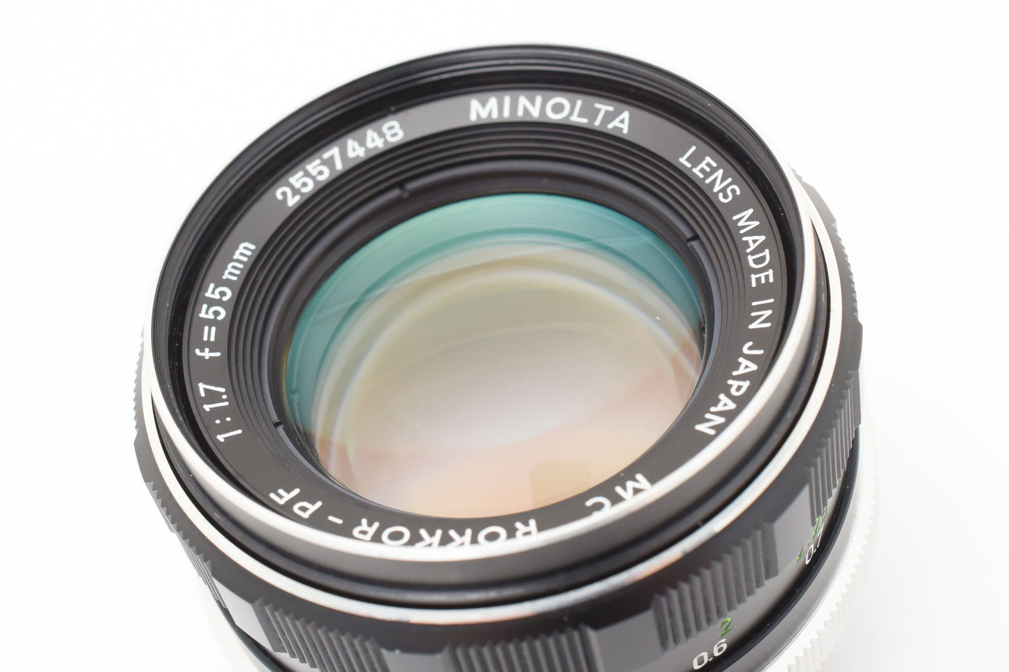 Minolta MC Rokkor PF 55mm f1.7 MF Standard Lens From JAPAN【Exc+3】