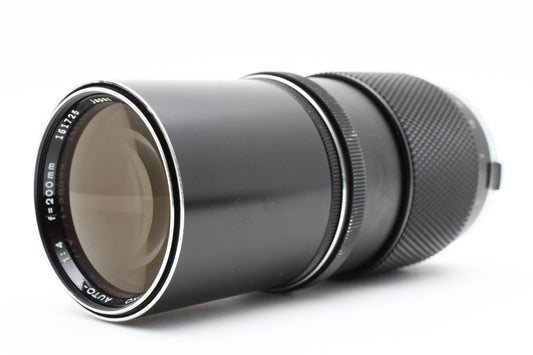 Olympus OM-System E.Zuiko Auto-T 200mm F/4 Telephoto MF Lens from JAPAN【Exc+4】