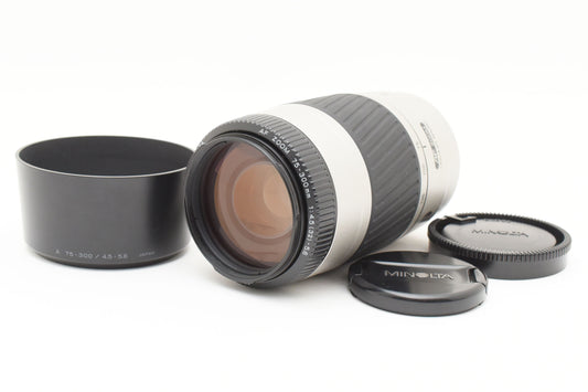 Minolta AF Zoom 75-300mm f/4.5-5.6 D From JAPAN【Near MINT】