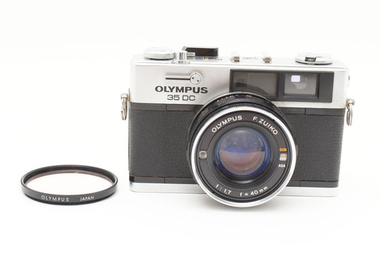 Olympus 35 DC Rangefinder 35mm Film Camera F.Zuiko 40mm f/1.7 Lens JAPAN【Exc+3】