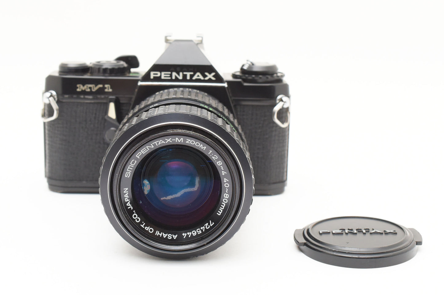Pentax MV-1 SLR Film Camera 40-80mm f/2.8-4 Lens from JAPAN【Exc+3】
