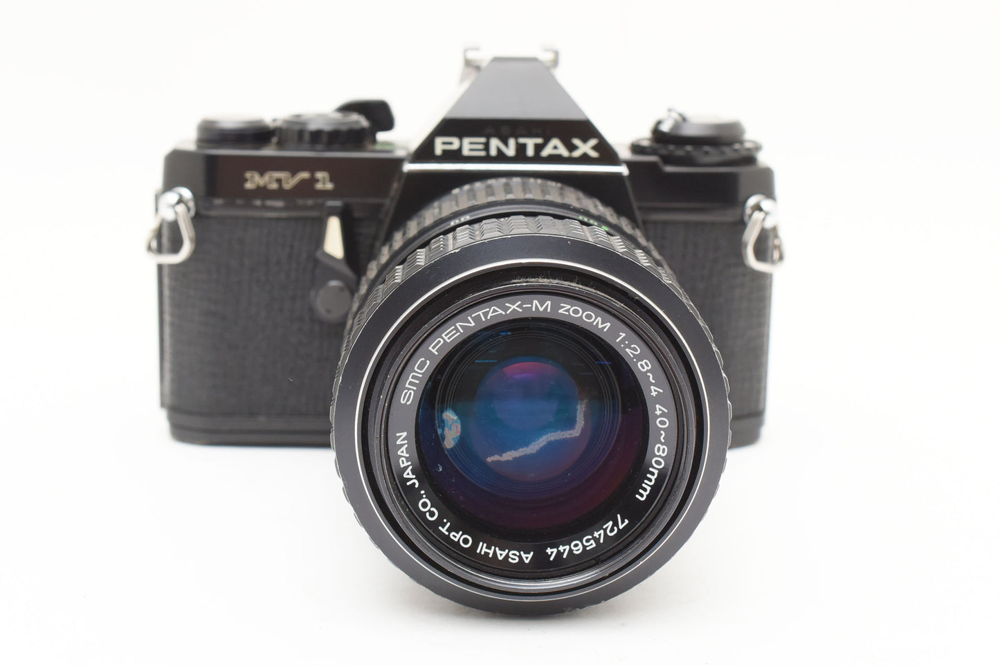 Pentax MV-1 SLR Film Camera 40-80mm f/2.8-4 Lens from JAPAN【Exc+3】
