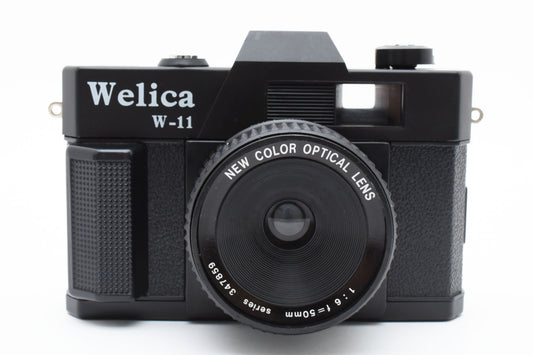 Welica W-11 Film Toy Point & Shoot Camera 50mm f/6 Lens from JAPAN【Exc+4】