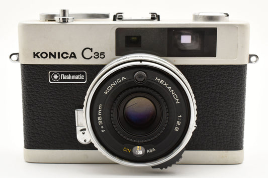 Konica C35 Flash Matic Rangefinder HEXANON 38mm f/2.8 from Japan【Exc+4】