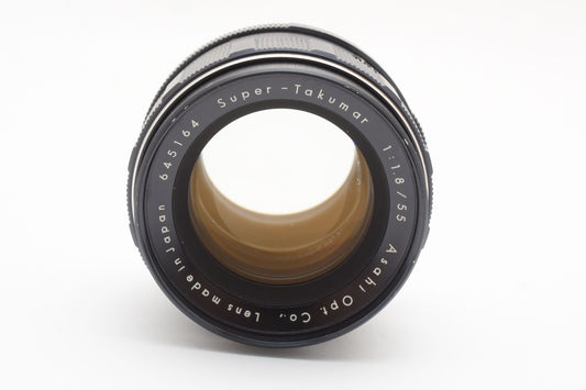 Pentax Asahi Opt Co. Super Takumar 55mm f/1.8 Lens From JAPAN【Exc+3】