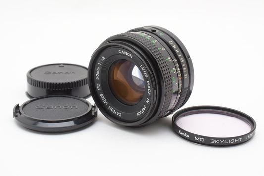 Canon New FD NFD 50mm f/1.8 MF Standard Lens From JAPAN【Exc+4】