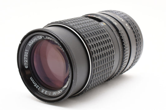 PENTAX M SMC 135mm f/3.5 SLR Telephoto Lens 2X APK Teleplus MC4 JAPAN【Exc+5】