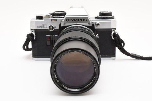 OLYMPUS OM10 SLR Film Camera Zuiko AUTO-ZOOM 75-150mm f/4 from JAPAN【Exc+3】