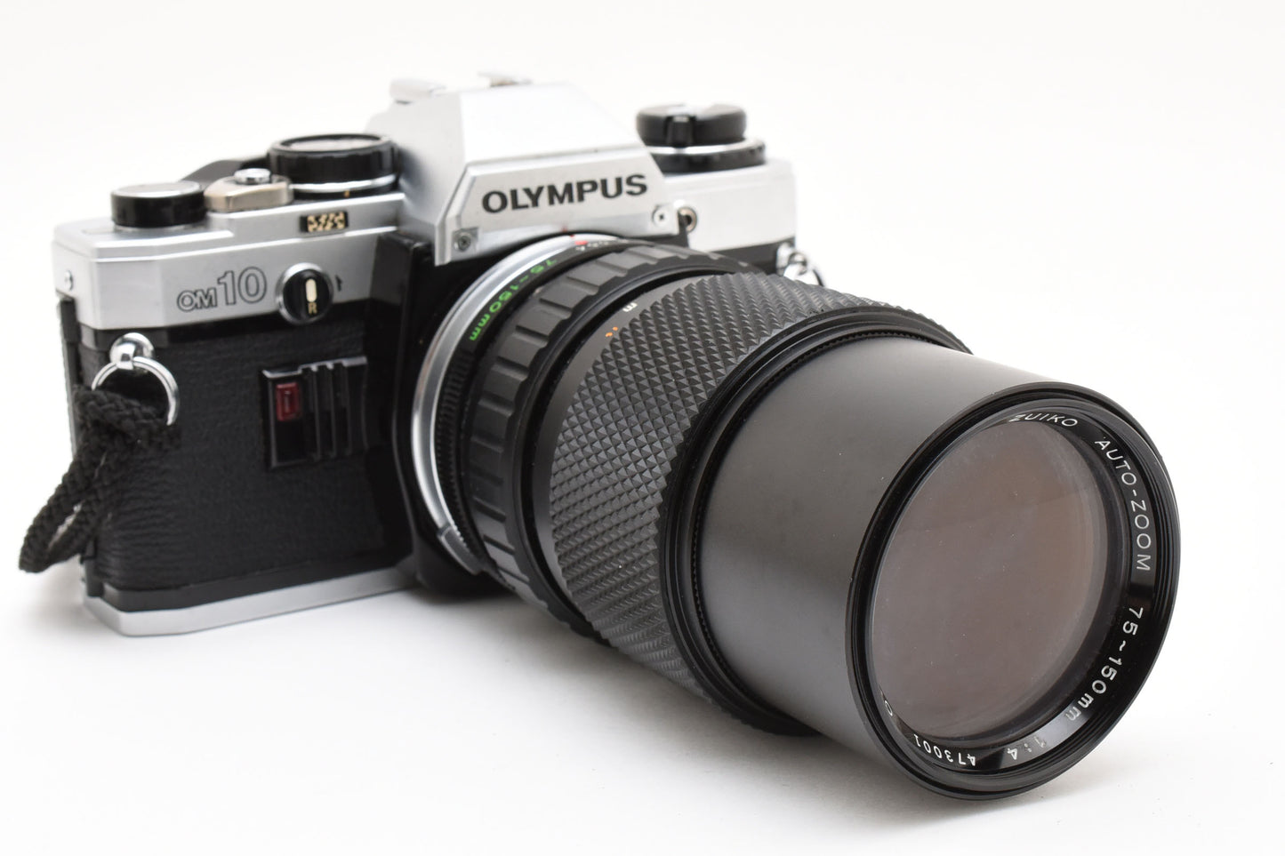 OLYMPUS OM10 SLR Film Camera Zuiko AUTO-ZOOM 75-150mm f/4 from JAPAN【Exc+3】