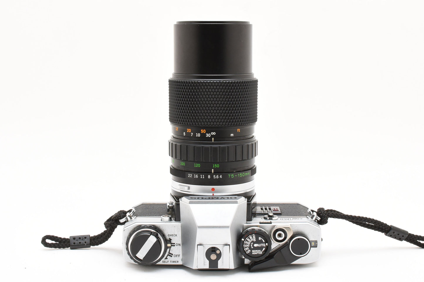 OLYMPUS OM10 SLR Film Camera Zuiko AUTO-ZOOM 75-150mm f/4 from JAPAN【Exc+3】