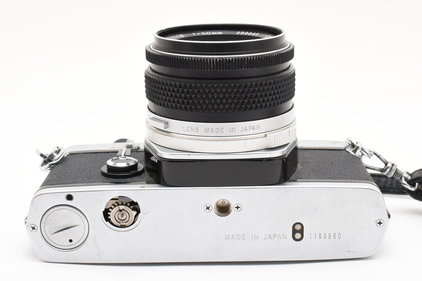 OLYMPUS OM-1 SLR Film F.Zuiko Auto-S 50mm f/1.8 Lens from JAPAN【Exc+3】