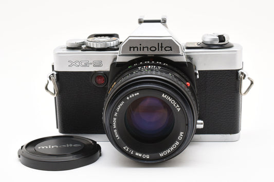 Minolta XG-S Film Camera MD Rokkor 50mm f/1.7 Lens From JAPAN【Exc+3】