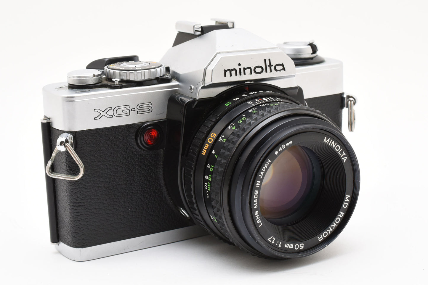 Minolta XG-S Film Camera MD Rokkor 50mm f/1.7 Lens From JAPAN【Exc+3】
