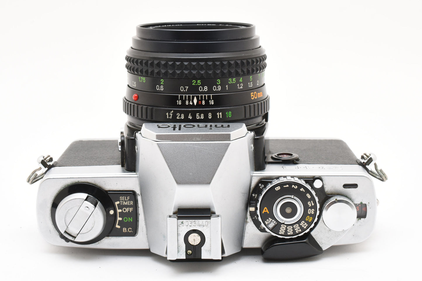Minolta XG-S Film Camera MD Rokkor 50mm f/1.7 Lens From JAPAN【Exc+3】