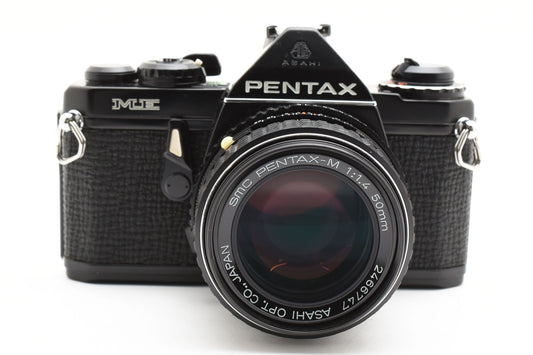 PENTAX ME 35mm SLR Film Camera SMC PENTAX-M 50mm f/1.4 MF Lens JAPAN【Exc+5】