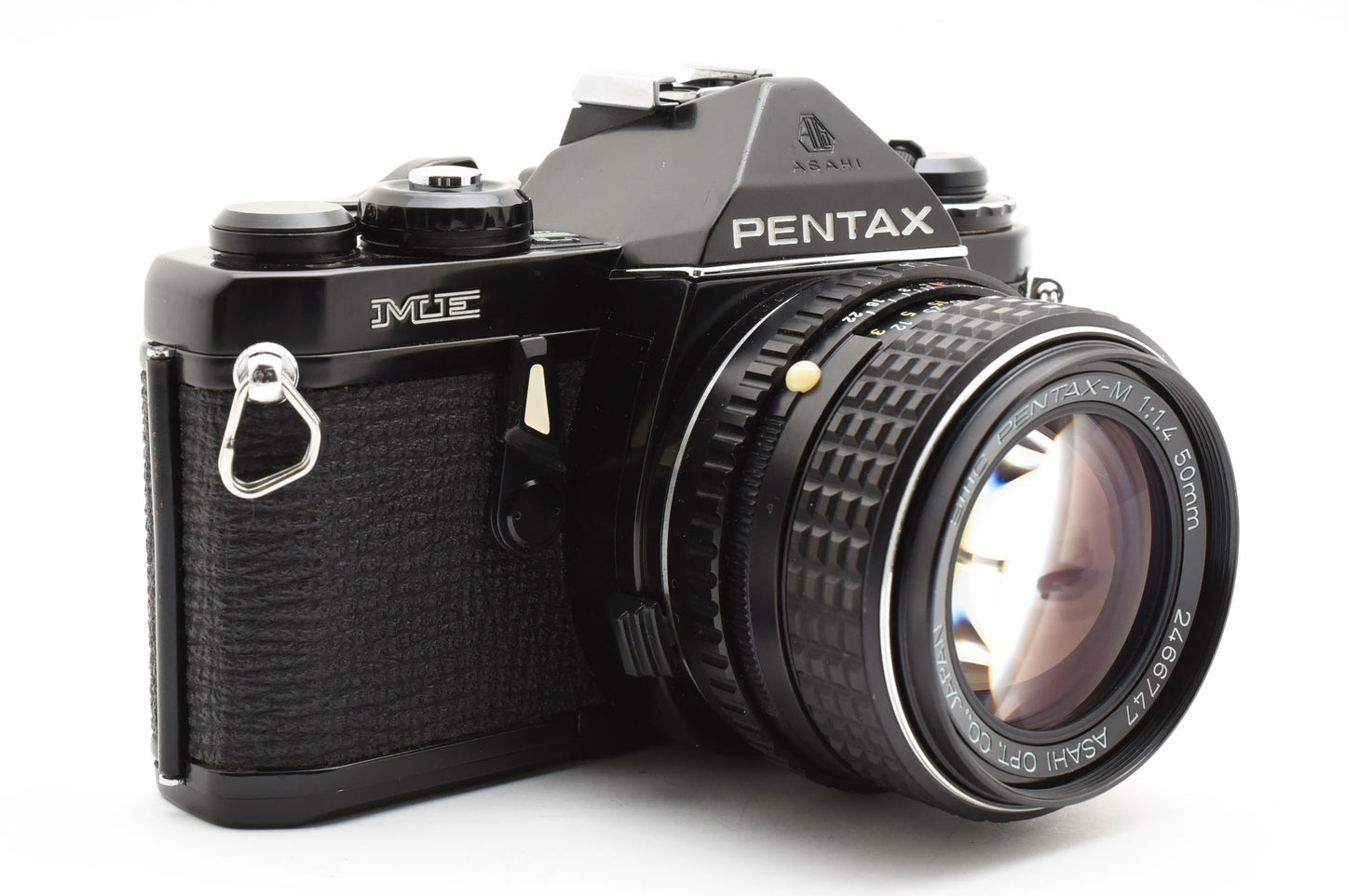 PENTAX ME 35mm SLR Film Camera SMC PENTAX-M 50mm f/1.4 MF Lens JAPAN【Exc+5】