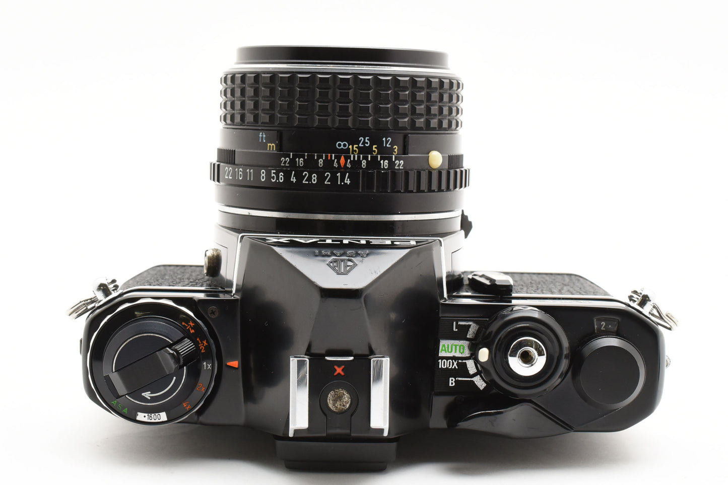 PENTAX ME 35mm SLR Film Camera SMC PENTAX-M 50mm f/1.4 MF Lens JAPAN【Exc+5】