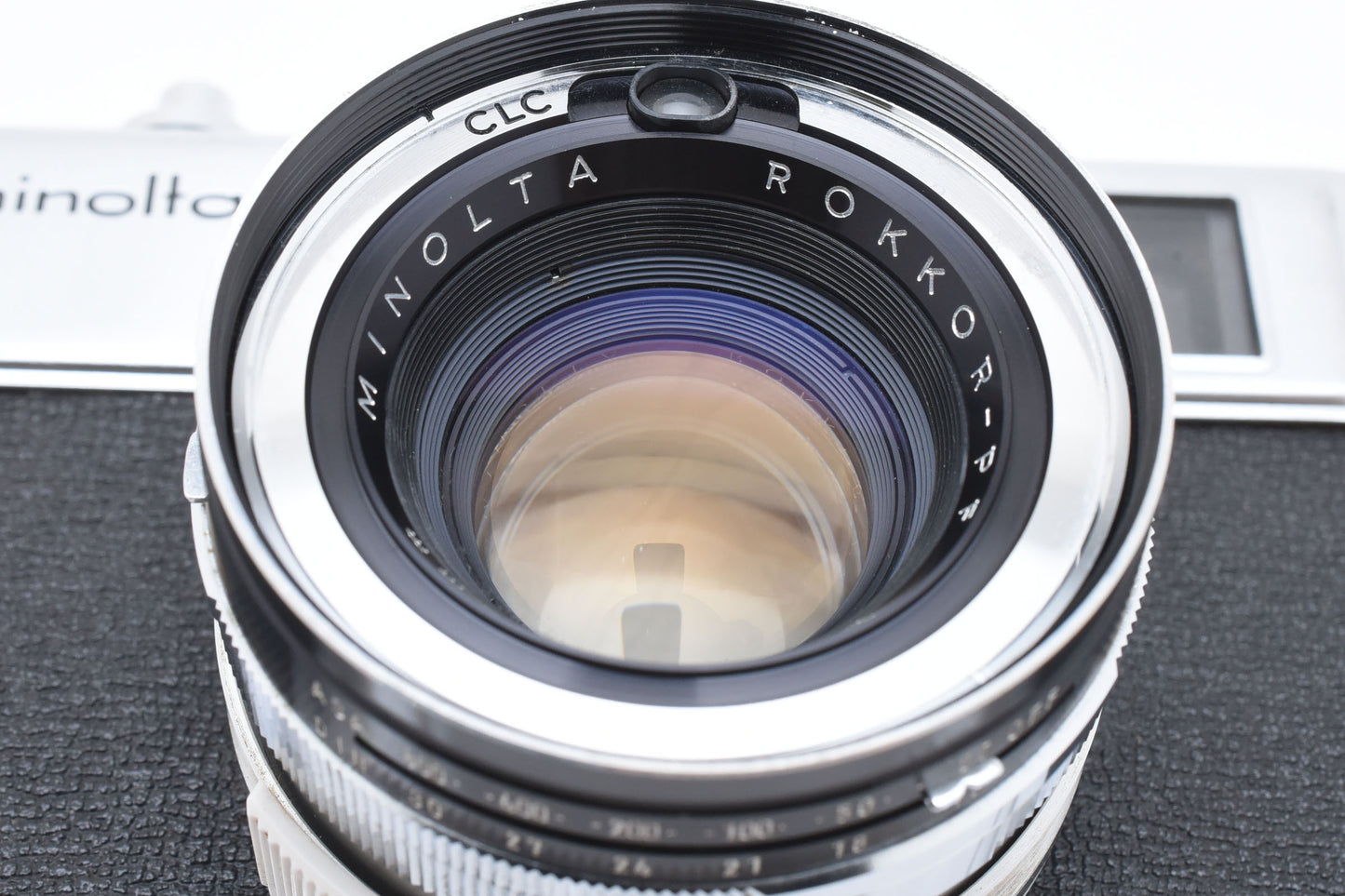 Minolta Hi Matic 7S Rangefinder Film Camera Rokkor PF 45mm f/1.8 Lens【Very Good】
