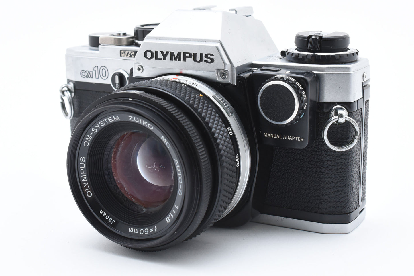 Olympus OM-10 Film Camera Zuiko MC Auto-S 50mm f/1.8 Lens From JAPAN【Exc+3】