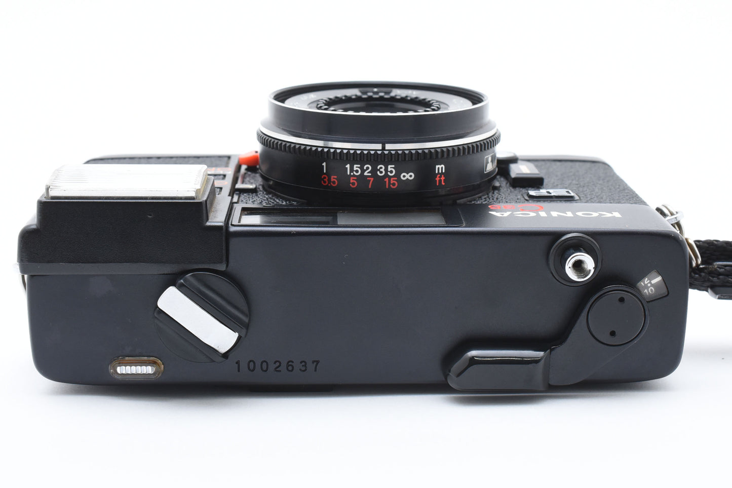 Konica C35 Point&Shoot 35mm Film Camera EF 38mm f2.8 Lens From JAPAN【Exc+5】