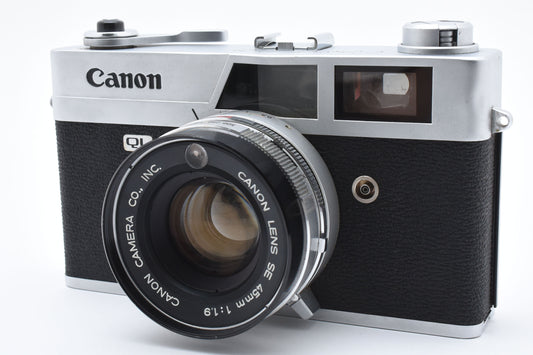 Canon Canonet QL19 35mm Rangefinder Film Camera 45mm f/1.9 Lens JAPAN 【Exc+3】