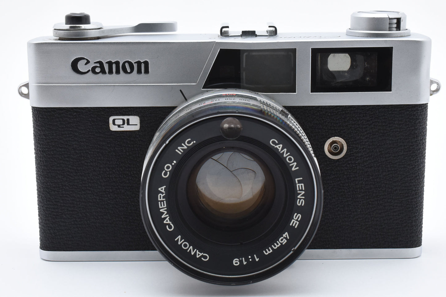 Canon Canonet QL19 35mm Rangefinder Film Camera 45mm f/1.9 Lens JAPAN 【Exc+3】
