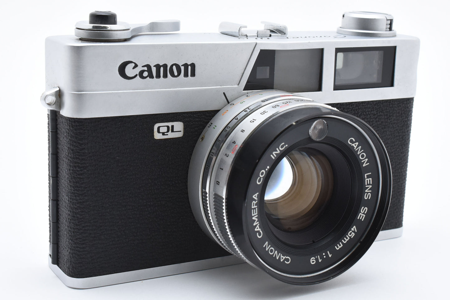 Canon Canonet QL19 35mm Rangefinder Film Camera 45mm f/1.9 Lens JAPAN 【Exc+3】