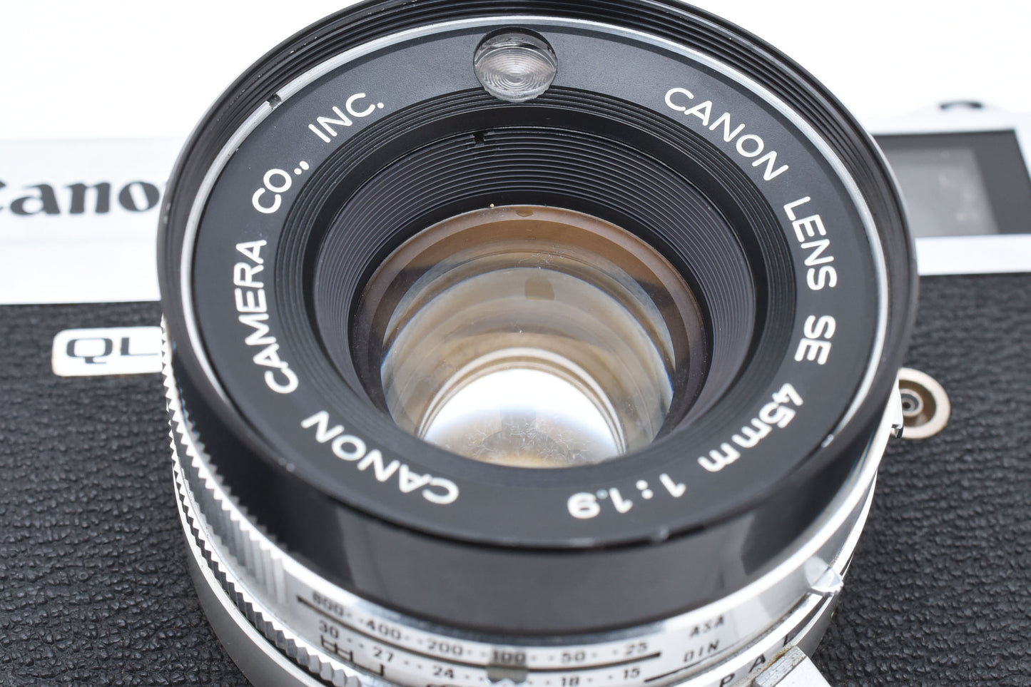 Canon Canonet QL19 35mm Rangefinder Film Camera 45mm f/1.9 Lens JAPAN 【Exc+3】