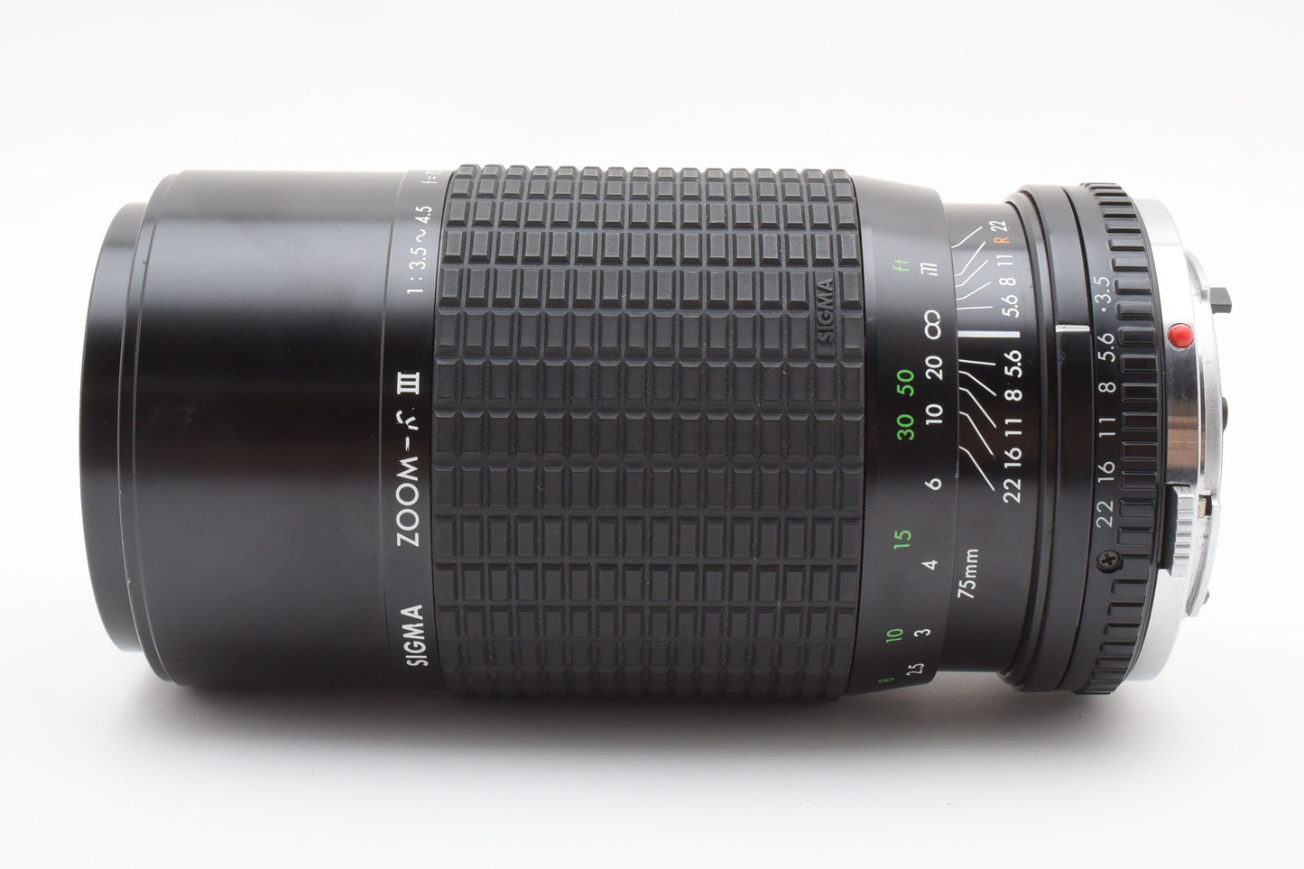 SIGMA Zoom K-III 75-210mm f/3.5-4.5 Lens for Olympus OM Mount Camera　【Exc+5】