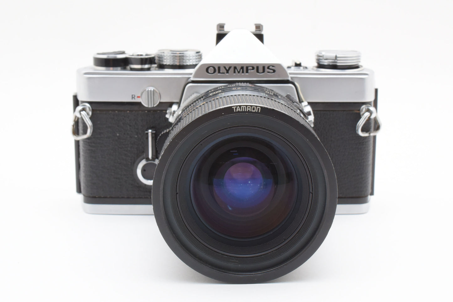 Olympus OM-1 Silver SLR Film Camera Tamron 35-70mm f/3,5-4,5 Lens 【Very Good】