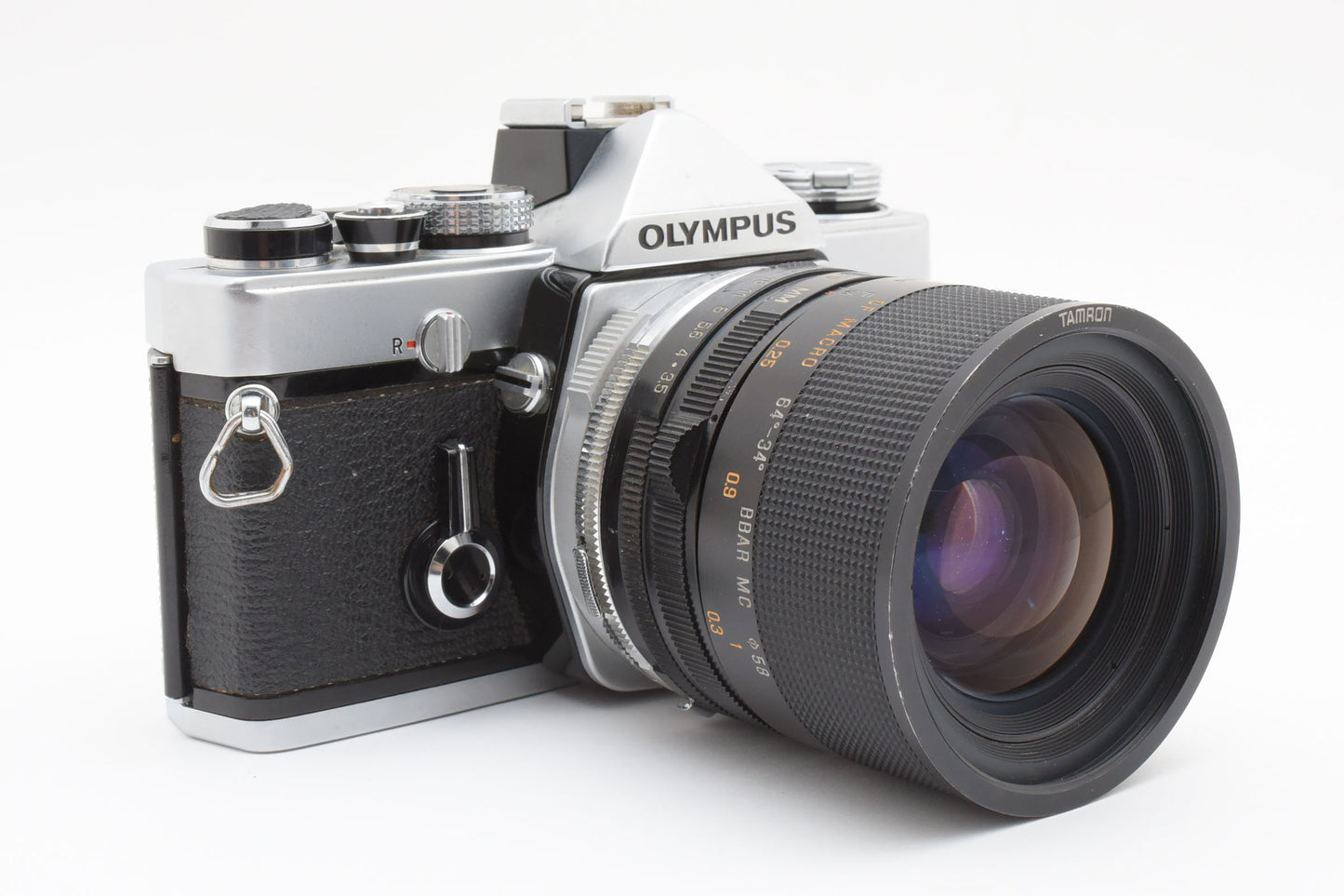 Olympus OM-1 Silver SLR Film Camera Tamron 35-70mm f/3,5-4,5 Lens 【Very Good】