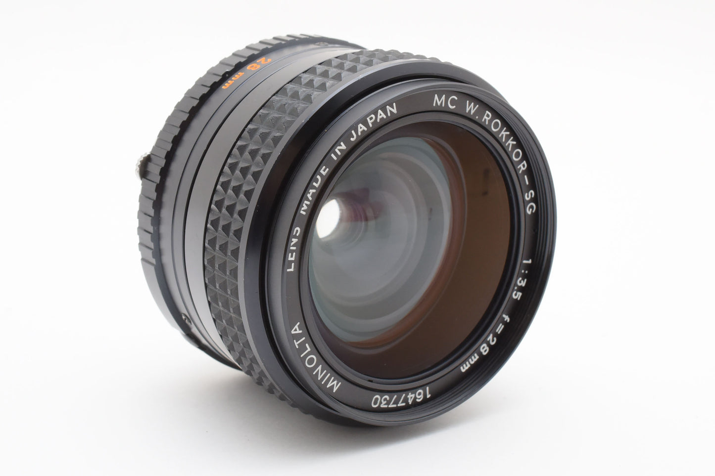 MINOLTA MC W.ROKKOR-SG 28mm f/3.5 Wide Angle Lens From Japan【Exc+5】
