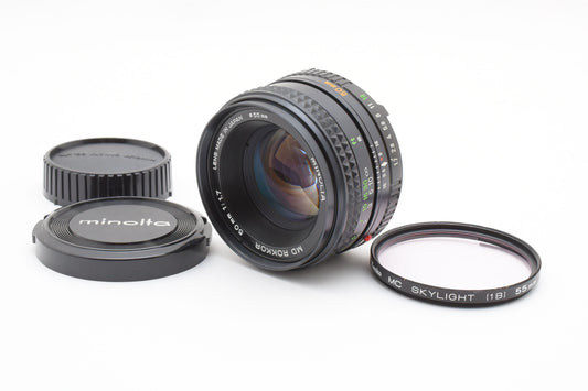 MINOLTA MD Rokkor 50mm F/1.7 Standard Prime Lens From JAPAN【Exc+5】