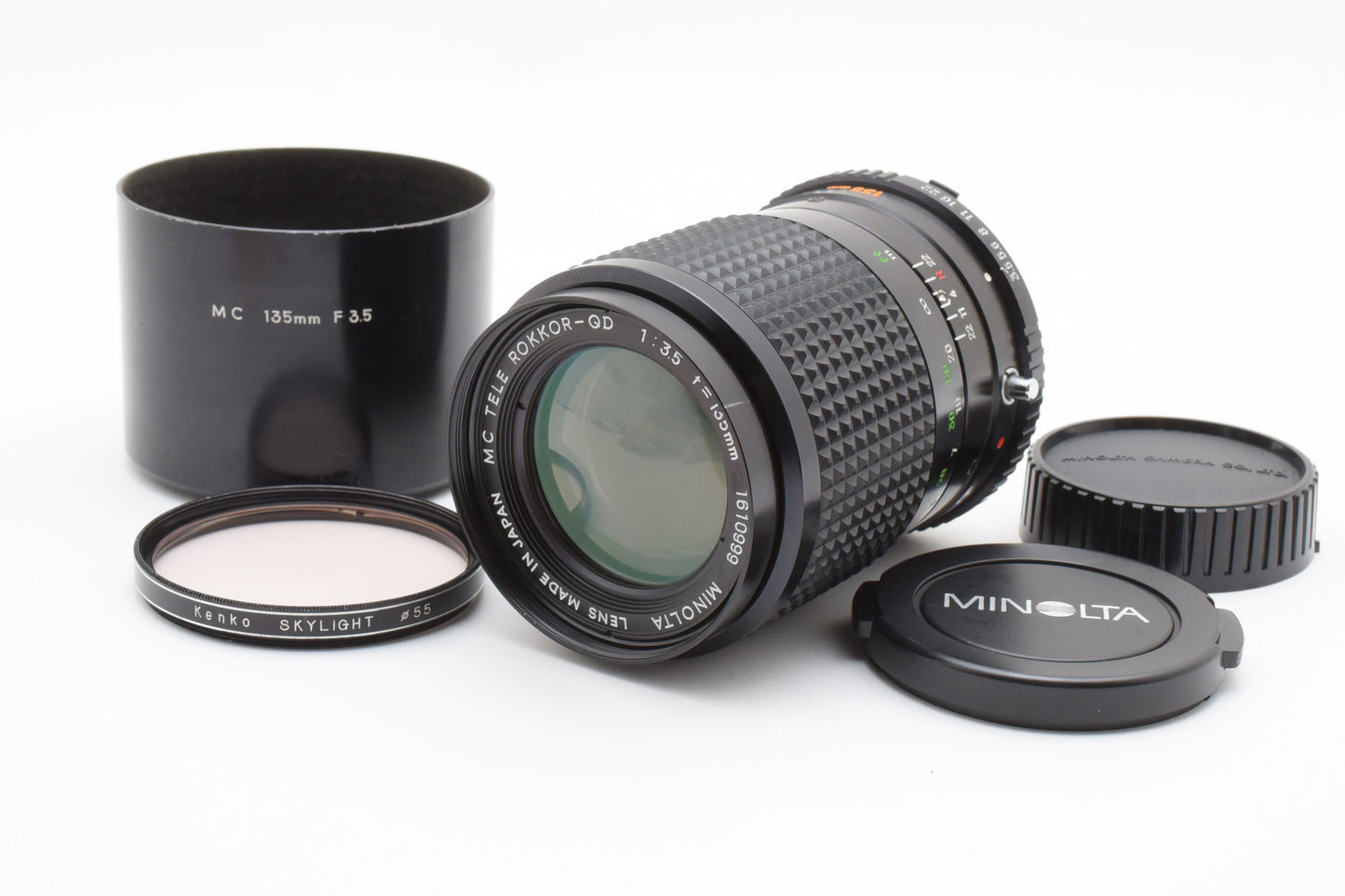 Minolta MC Tele Rokkor-QD 135mm f3.5 Manual Focus Lens From JAPAN 【Exc+4】