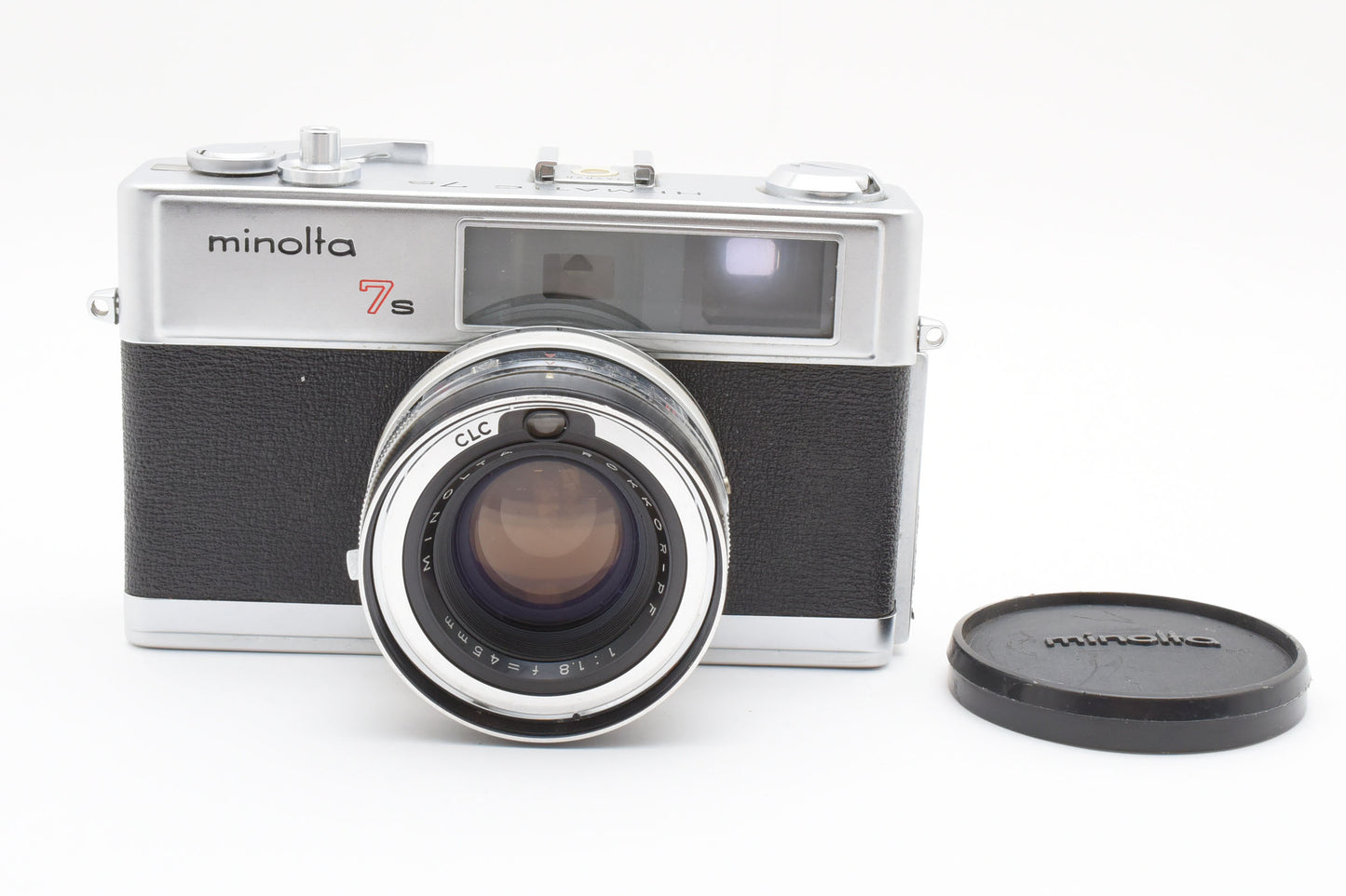 MINOLTA Hi-Matic 7s Rangefinder Film Camera 45mm f/1.8 CLC Lens JAPAN【Very Good】