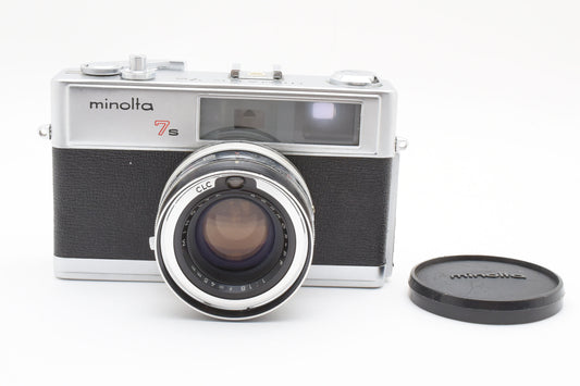 MINOLTA Hi-Matic 7s Rangefinder Film Camera 45mm f/1.8 CLC Lens JAPAN【Very Good】