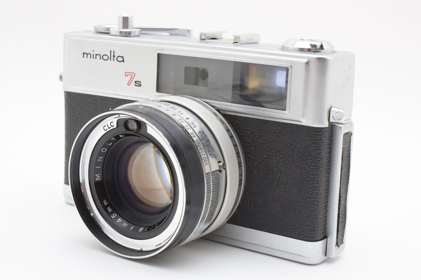MINOLTA Hi-Matic 7s Rangefinder Film Camera 45mm f/1.8 CLC Lens JAPAN【Very Good】