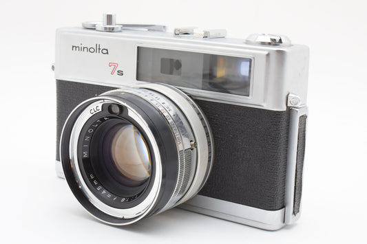 MINOLTA Hi-Matic 7s Rangefinder Film Camera 45mm f/1.8 CLC Lens JAPAN【Very Good】
