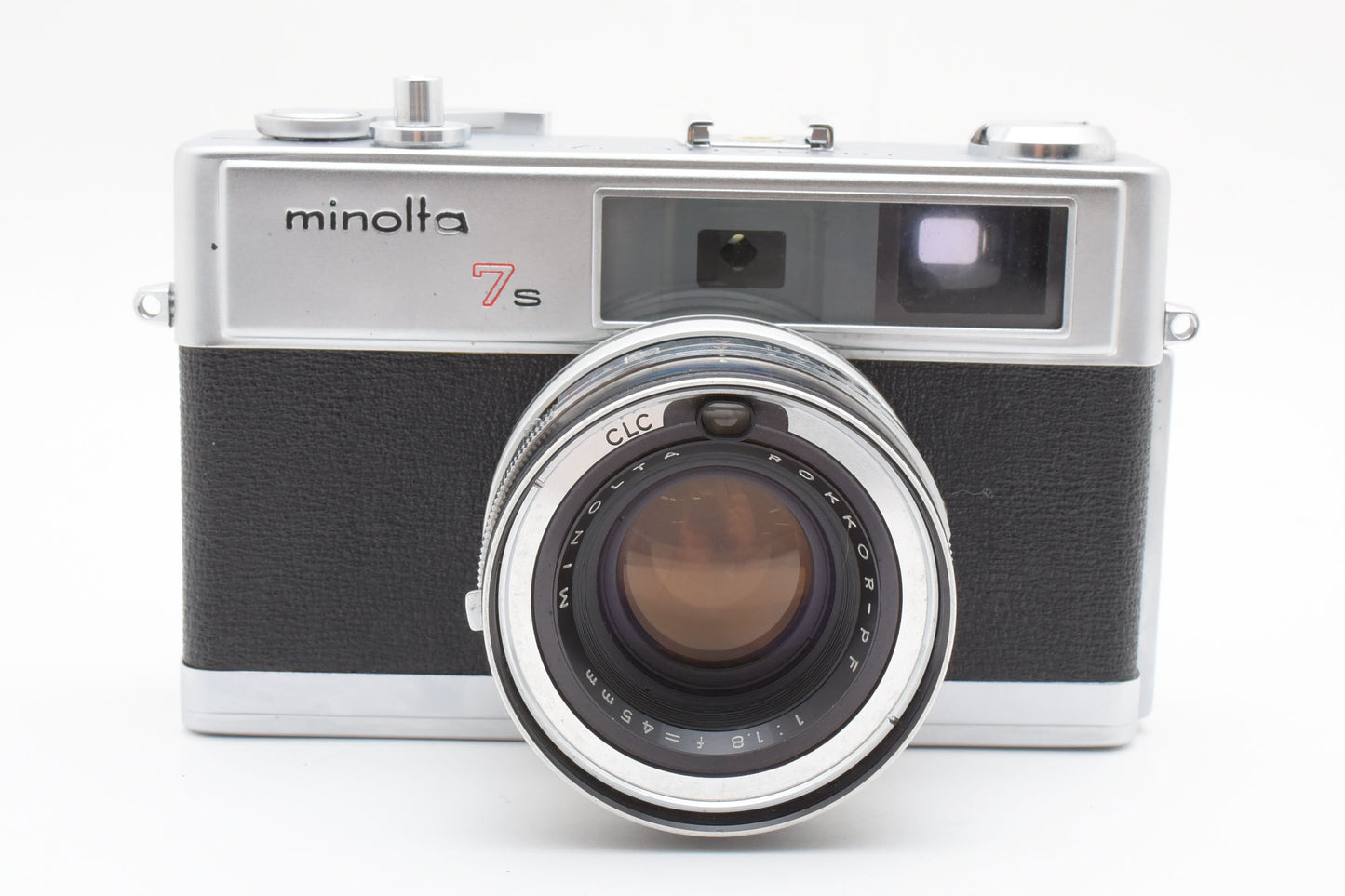 Minolta Hi Matic 7S Rangefinder Film Camera Rokkor PF 45mm f/1.8 Lens【Very Good】