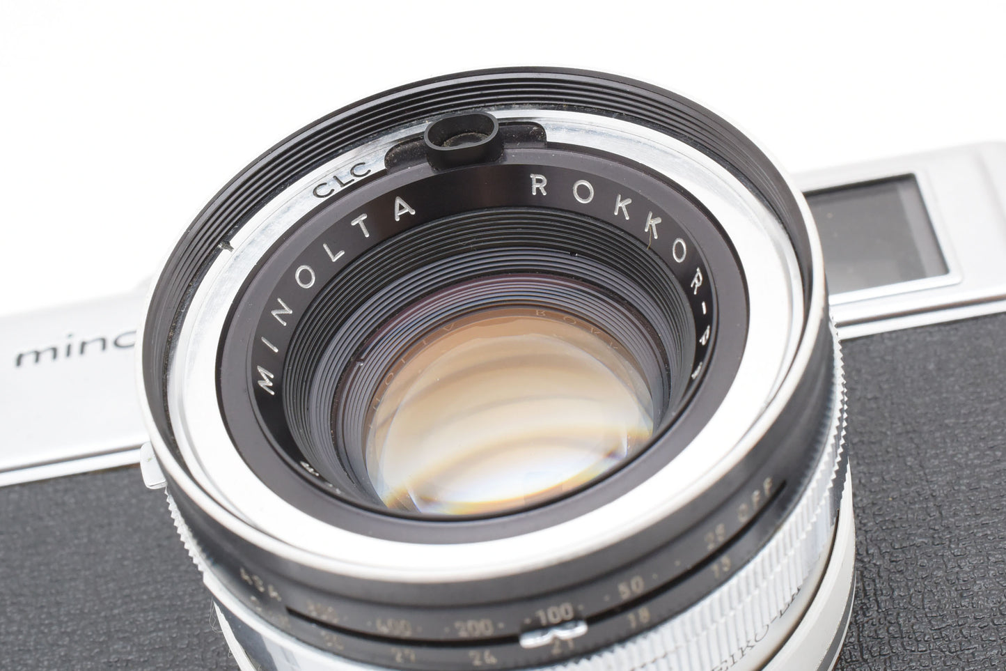 Minolta Hi Matic 7S Rangefinder Film Camera Rokkor PF 45mm f/1.8 Lens【Very Good】