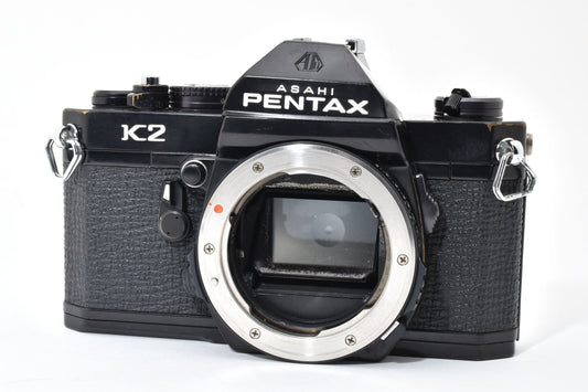 Pentax K2 35mm SLR Film Camera  Black Body from JAPAN【Exc+4】